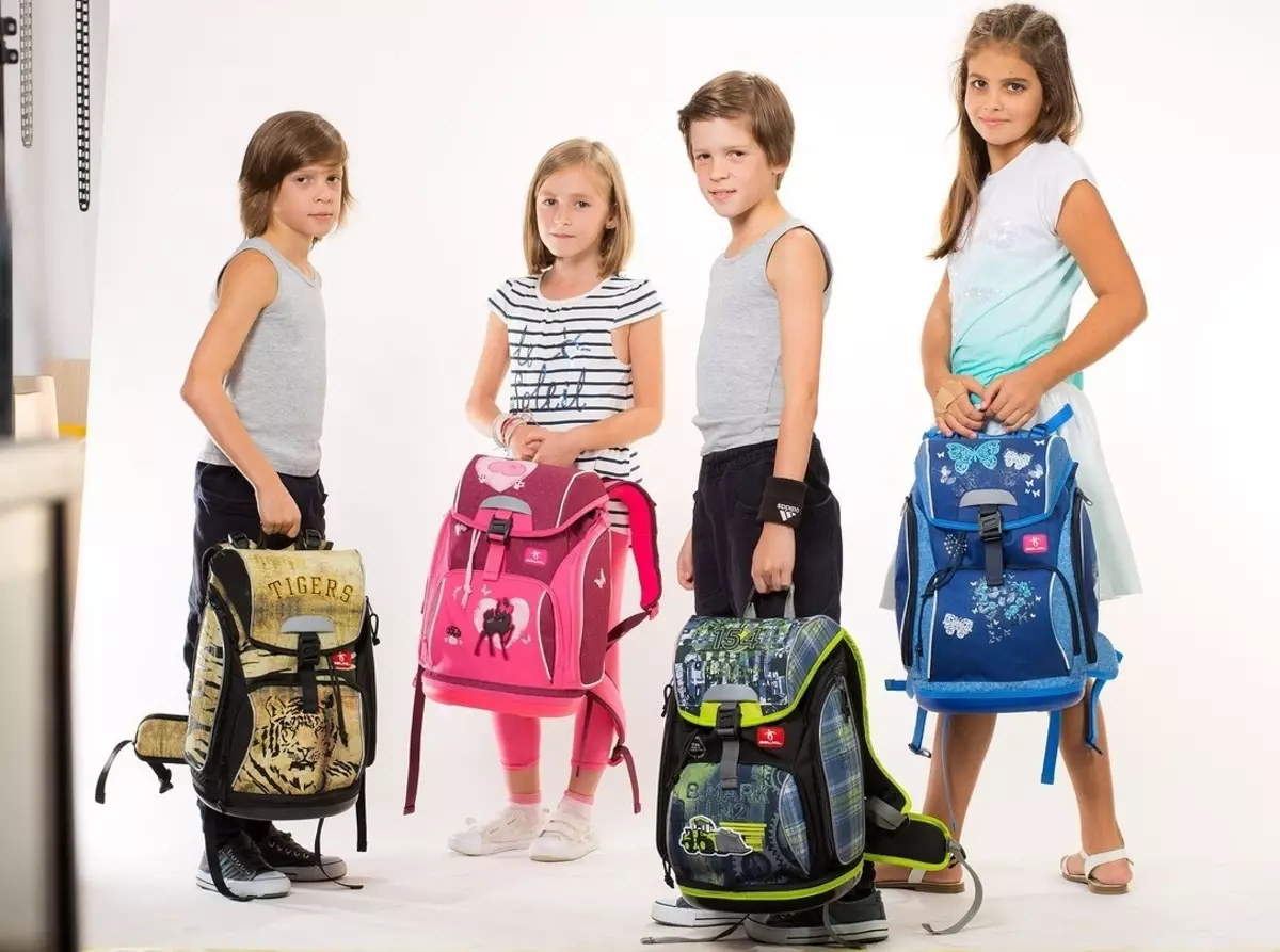 12 yıldır okul sırt çantaları: Okula, erkek ve kızlar, küçük deri ve diğer güzel modeller için modaya uygun ortopedik rangers 2579_16