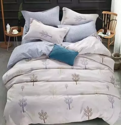 Bedding Carolina: Gambaran keseluruhan set dari poplin, kapas dan bahan lain dari Turki, ulasan 25836_2