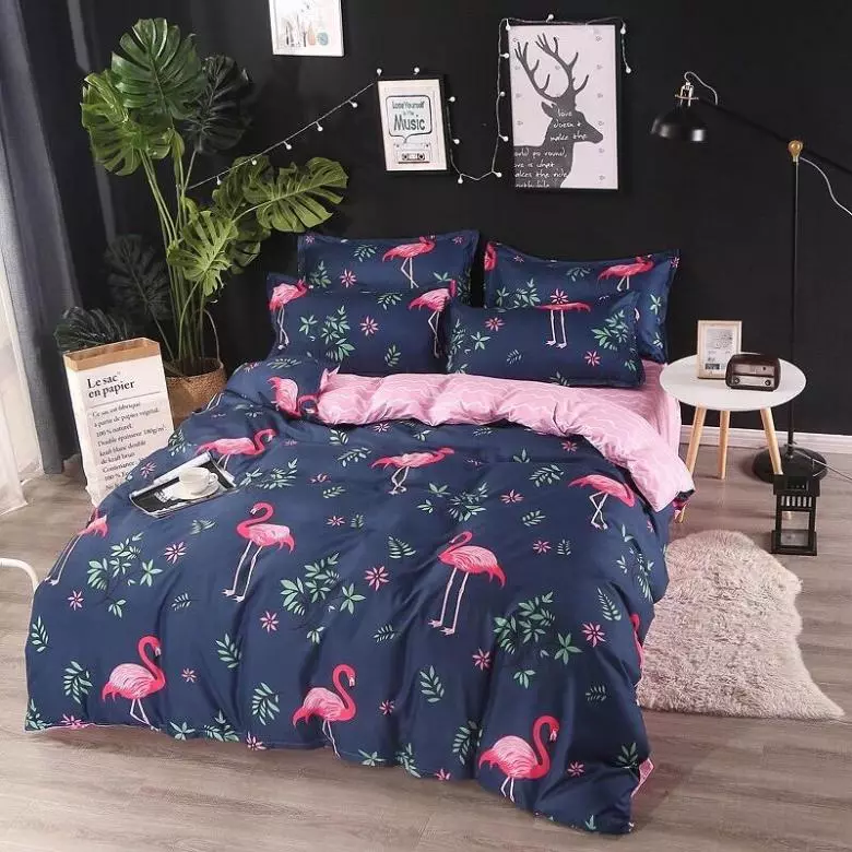 Beddegoed Aimee: Satin en Poplin se stelle van die vervaardiger, familie kits en euro, Ander groottes, resensies 25837_5