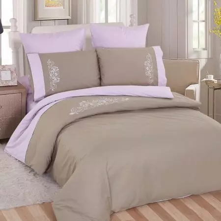 Kartaks bedding: Satin na Terry Kity site na onye nrụpụta si Turkey, Europomplets na ndị ọzọ 25859_11