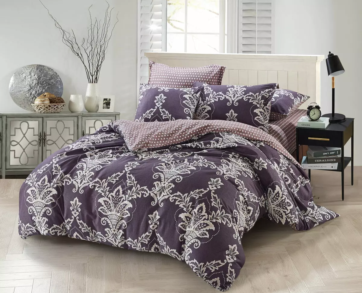 Kartaks bedding: Satin na Terry Kity site na onye nrụpụta si Turkey, Europomplets na ndị ọzọ 25859_7