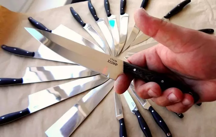 Դարբնոցային խոհանոցային դանակներ (17 լուսանկար). Ձեռագործ դանակներ Նկարագրություն Խոհանոցի համար, ձեռագործ դանակների գեղեցիկ օրինակներ 25933_5