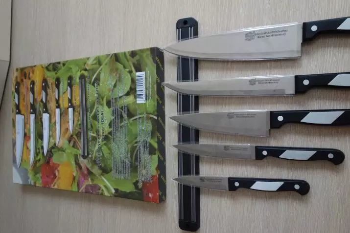 Бонер ножеви: Изберете сет на кујнски ножеви од Германија. Опис идеален, Азија и други серии. Сопственост Осврти 25934_7