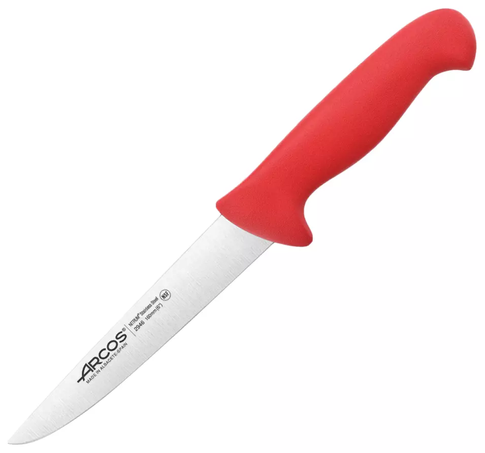 Arcos μαχαίρια: ένα σύνολο μαχαίρων κουζίνας από την Ισπανία, ισπανικά σφυρήλατα σεφ από την εταιρεία Arcos, μαχαίρι μαγειρέματος για τυρί, σχόλια 25940_16