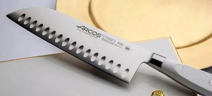 Arcos μαχαίρια: ένα σύνολο μαχαίρων κουζίνας από την Ισπανία, ισπανικά σφυρήλατα σεφ από την εταιρεία Arcos, μαχαίρι μαγειρέματος για τυρί, σχόλια 25940_2
