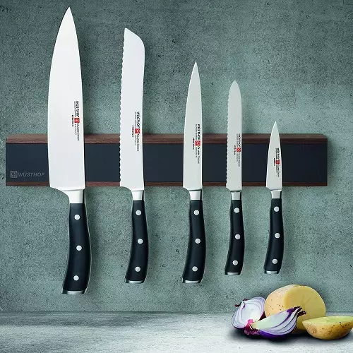 السكاكين للخضروات والفواكه (29 صورة): وصف مقزز سكين الخضروات، واختيار سكين قطع البطيخ والزيست، لقطع التفاح وغيرها من الفواكه 25942_13