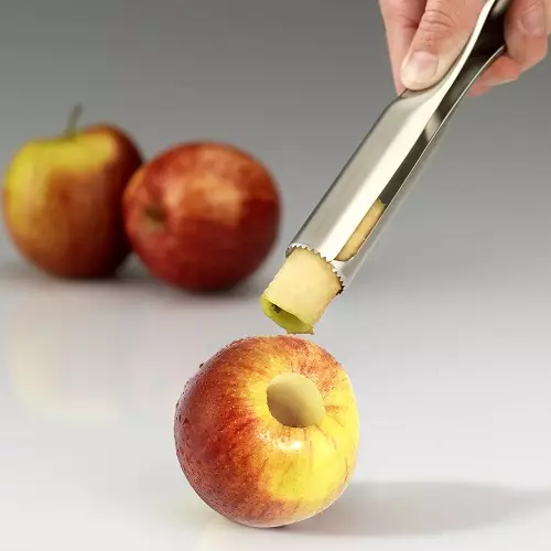 Thika për perime dhe fruta (29 foto): Përshkrimi i slicers me thikë perimesh, duke zgjedhur një thikë për prerjen e shalqi dhe për zest, për prerjen e mollëve dhe fruta të tjera 25942_26