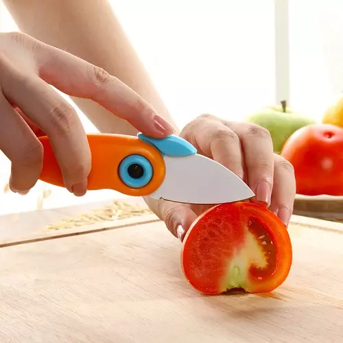 السكاكين للخضروات والفواكه (29 صورة): وصف مقزز سكين الخضروات، واختيار سكين قطع البطيخ والزيست، لقطع التفاح وغيرها من الفواكه 25942_5
