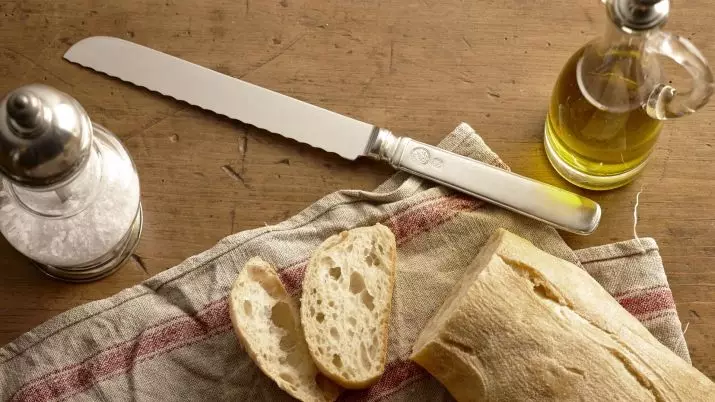 Thikat për bukë (19 foto): Çfarë thika për bubbertin e kuzhinës duket si prerja e bukës? Si të zgjidhni më të mirën? 25945_11