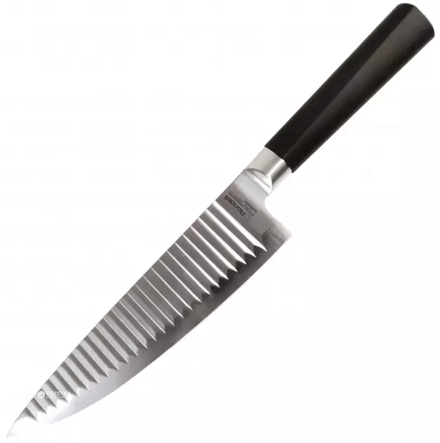 چاقو Rondell: 3 اور 6 اشیاء کے لئے باورچی خانے کے چاقو کا ایک سیٹ کیسے منتخب کریں؟ ماڈل Espada، Falkata اور دیگر کے جائزہ. روٹی اور دیگر کے لئے کوک بورڈز کی خصوصیات 25947_8