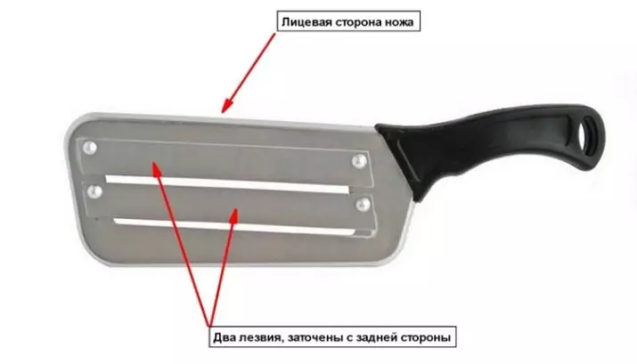 Kubis Bump Pisau (15 gambar): Pilihan pisau dengan dua bilah untuk memotong sayur-sayuran. Bagaimana untuk menggunakannya? 25948_11