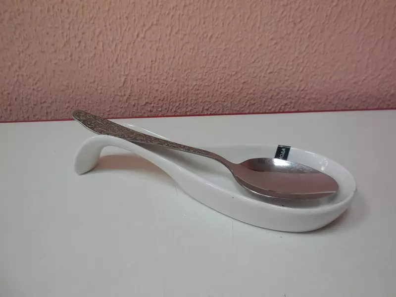 Stați o lingură (20 de fotografii): ceramică și oțel inoxidabil, metal și silicon, suport din lemn sub o lingură și capac 25952_14