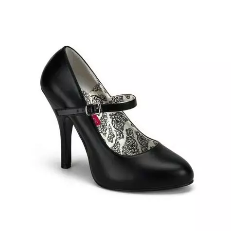 Schwarze Schuhe (110 Fotos): Welchen schönen weiblichen Schuhen in Schwarz tragen, wie man Jeans mit ihnen, Strümpfen, Socken kombiniert 2596_40