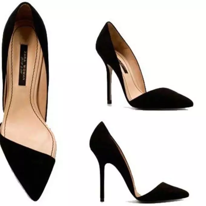 Црне ципеле (110 фотографија): Шта да носите прелепе женске ципеле у црном, како комбиновати фармерке са њима, чарапама, чарапама 2596_42