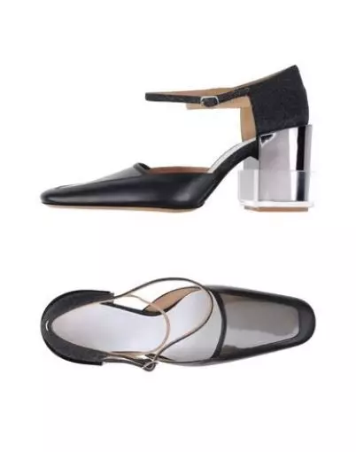 Черни обувки (110 снимки): Какво да носят красиви женски обувки в черно, как да се комбинират дънки с тях, чорапи, чорапи 2596_66