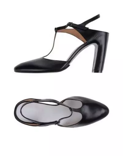 Schwarze Schuhe (110 Fotos): Welchen schönen weiblichen Schuhen in Schwarz tragen, wie man Jeans mit ihnen, Strümpfen, Socken kombiniert 2596_67