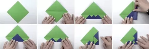 Kendi ellerinizle para için zarflar: Kağıt A4'ten bir doğum günü için nasıl yapılır? Kadınlar ve erkekler için Converter tebrik kartı, yapıştırıcı olmadan hediye zarf 26006_36