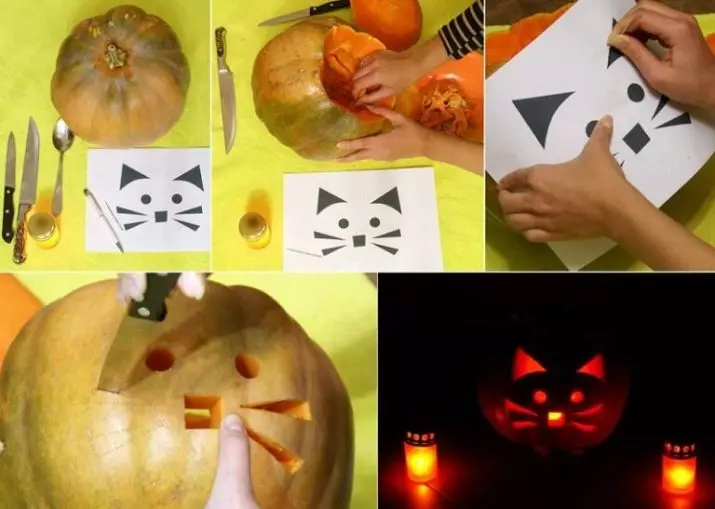 Thủ công mỹ nghệ cho Halloween: làm thế nào để làm cho họ với hai bàn tay của bạn từ trẻ em giấy? dơi đáng sợ ở trường, bản vẽ trên Halloween và những ý tưởng khác 26009_34