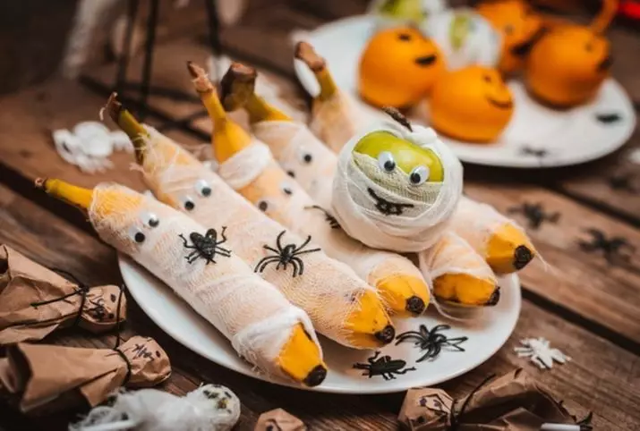 Thủ công mỹ nghệ cho Halloween: làm thế nào để làm cho họ với hai bàn tay của bạn từ trẻ em giấy? dơi đáng sợ ở trường, bản vẽ trên Halloween và những ý tưởng khác 26009_46