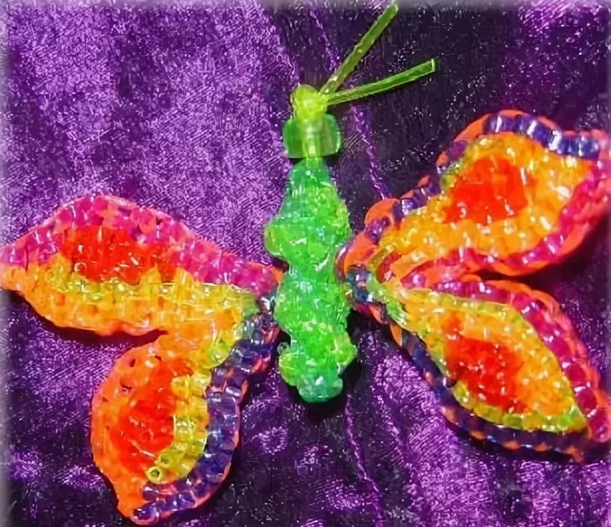 Mjeshtëri nga Dropper (27 Foto): Butterfly bëni atë veten nga sistemi Dropper, udhëzimet për fillestarët. Si të pikturoj pikën? Si të bëni zanatet e tjera? 26017_13
