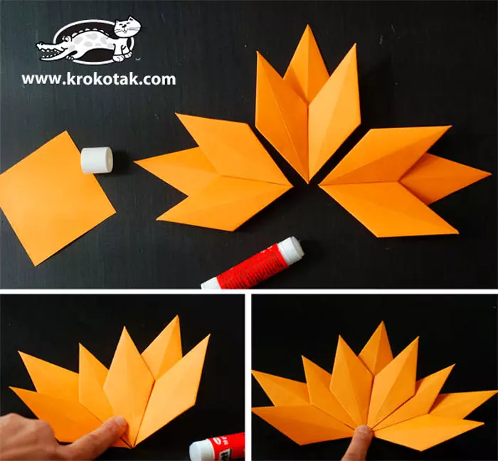Artesanato de papelão (59 fotos): Como é você mesmo para as crianças artesanato de outono? Esquemas de luz. Que outros artesanatos podem ser feitos de papelão de cor para casa? 26029_16