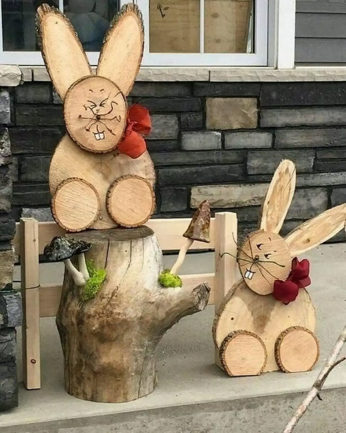 Деревянный декор для сада