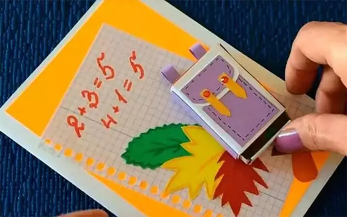 从纸张为教师节的工艺品：如何用自己的手制作纸板和彩色纸张？老师的轻量级花束，其他简单的想法 26072_28