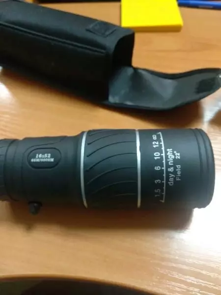 Monoculars Bushnell: 16x52 со ноќна визија и тешки 95x52, 35x95 и други модели, преглед на вистински прегледи на клиентите 26145_22