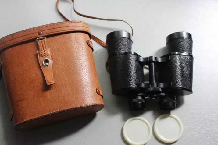 Binoculars ee USSR: Moodooyinka Soofiyeeti ee ugu fiican 6 ilaa 7x50, 8x30 iyo 20x60, dulmar guud oo ku saabsan binoculars kale oo xoog badan iyo sannado badan oo lagu sii daayo 26161_6