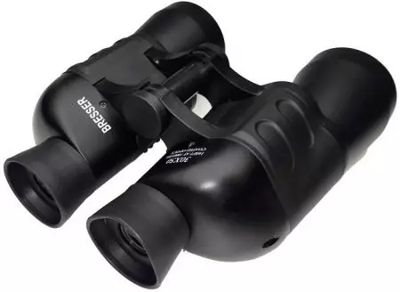 Binoculars Bresser: ประเทศผู้ผลิต 10x50 และ 70x70 รุ่นอื่น ๆ ที่มีลักษณะความคิดเห็นของเจ้าของ 26177_12