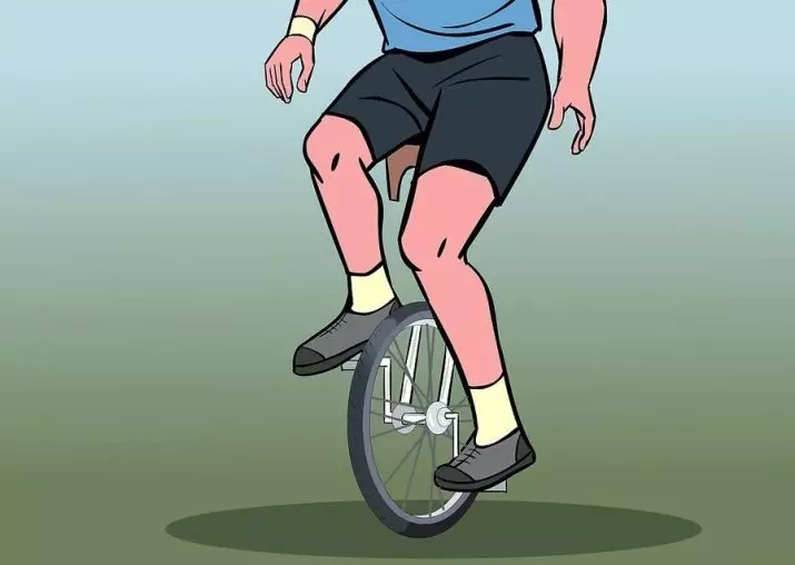 Monocycle: unicycle (ýeke-täk bike) ady näme? elektrik modelleri Umumy. Nädip münmezden öwrenmek üçin? 26188_54