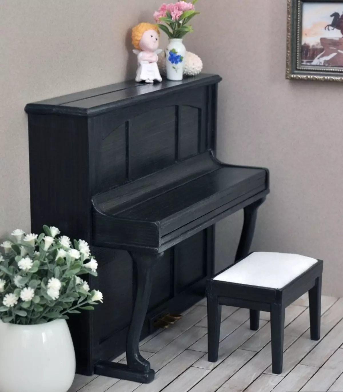 ピアノの宴会：ピアノとピアノのためのモデル（持ち上げメカニズム付き）と湾曲した足、白などで調節可能 26208_4