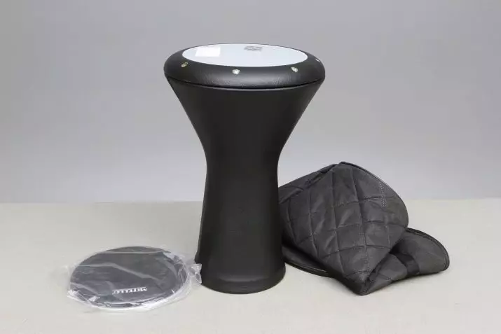 Darbuka (37 nuotraukos): Kiek centimetrų yra aukštis? Mokymo žaidimas dėl šoko muzikos instrumento, arabų būgno ir muzikos ritmai 26220_16