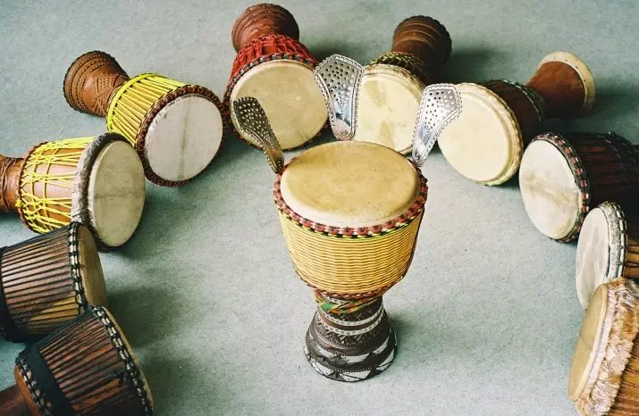 Darbuka (37 Poto): Sabaraha sentimeter jangkungna? Kaulinan latihan dina alat musik anu kagét, wirhthms tina kendang Arab sareng musik 26220_37