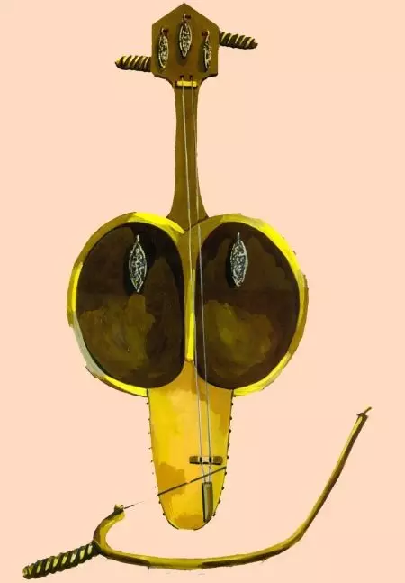 Кобз (27 фотографија): Музика гудачког музичког инструмента и мелодије Кил-Коби. Које прекомерности долазе и шта је то? Главни делови у производњи 26222_10