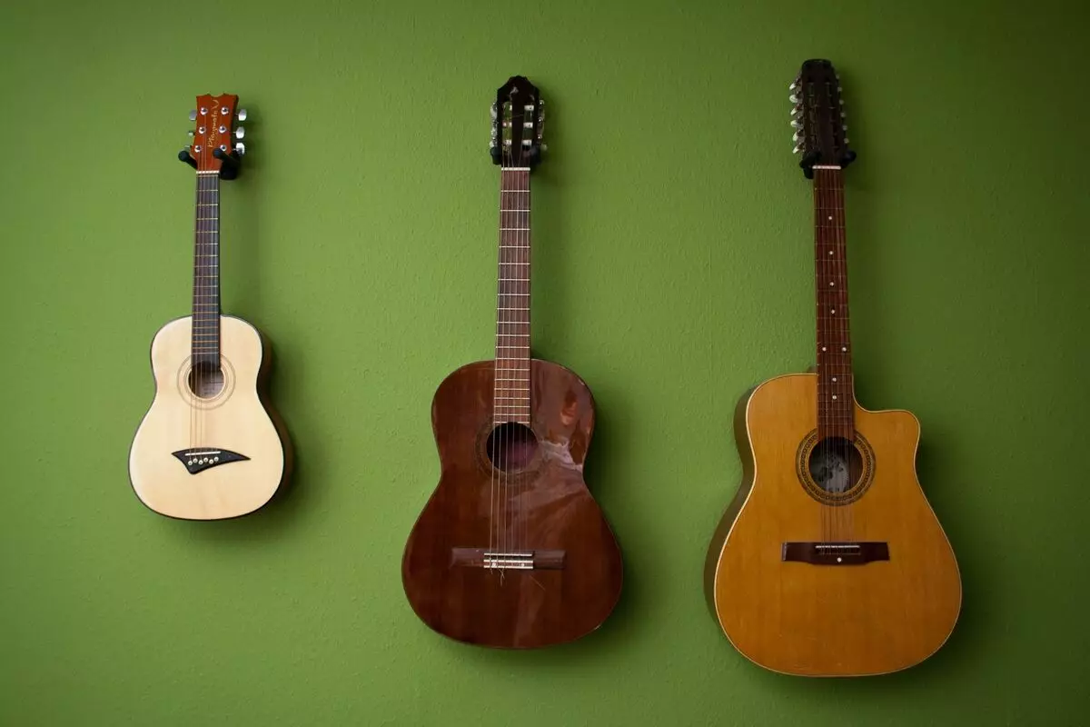 Димензије гитаре: 1/2 и 38 инча, 1/4 и 1/8, стандардни параметри. Како бирати и дефинисати? Која је дужина гитара? 26240_2