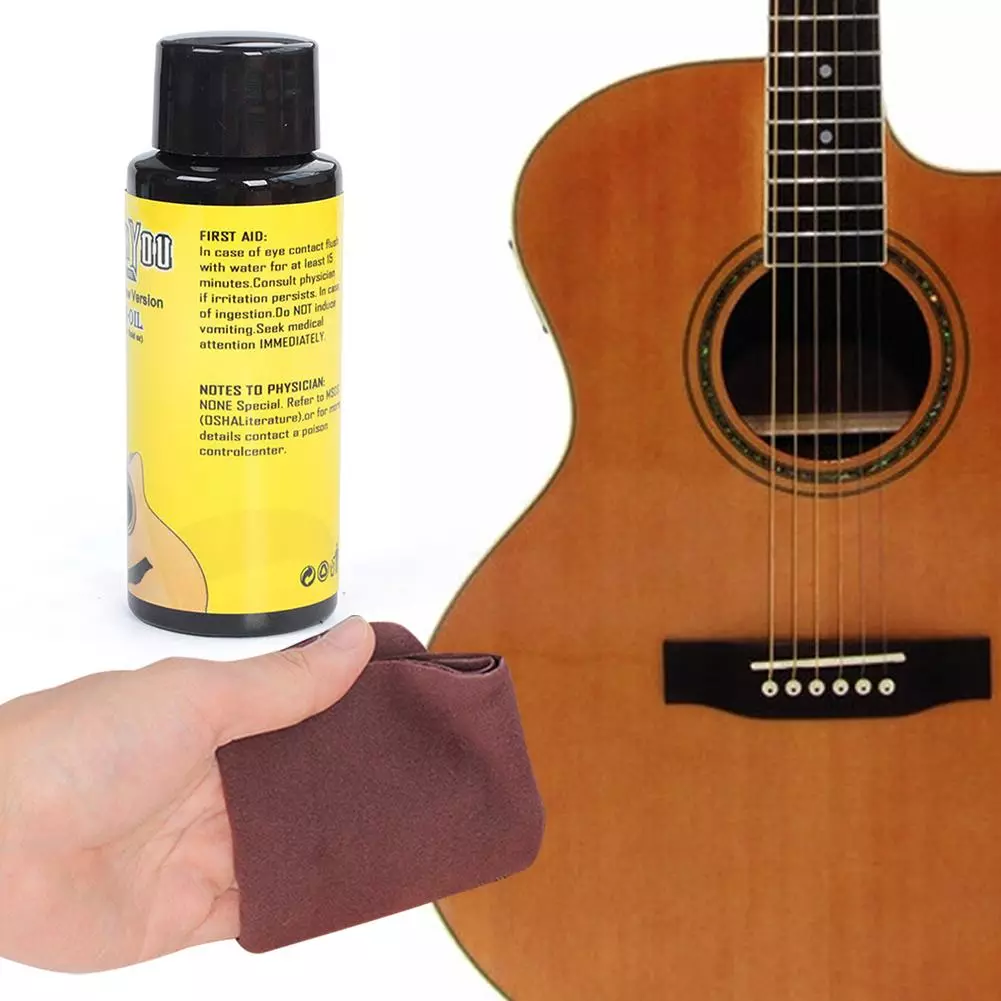 Λαδιές λεμονιού για κιθάρα: Πώς να χρησιμοποιήσετε και πώς να αντικαταστήσετε το πετρέλαιο από ένα φαρμακείο; Γιατί είναι απαραίτητο; Επεξεργασία του δικτύου και της σύνθεσης του αιθέριου ελαίου 26243_11