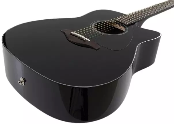 Chitarra nera: classica sei corda e altra chitarra, colore bianco e rosso-nero, opaco e lucido 26252_10
