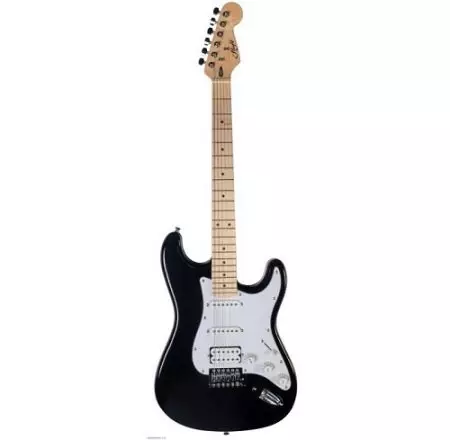 Black Guitar: Klassische Sechsschnur und andere Gitarre, weiße und rotschwarze Farbe, matt und glänzend 26252_15