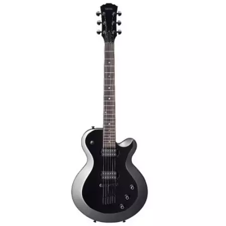 Swarte gitaar: Klassyk seis-string en oare gitaar, wite en read-swarte kleur, matte en glanzens 26252_22