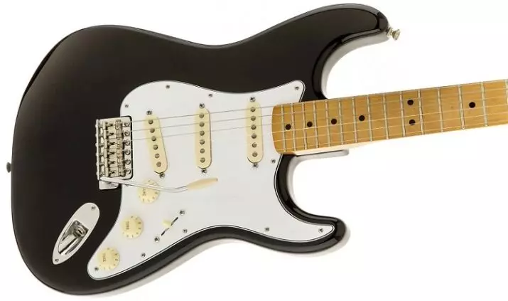 Црна гитара: класичен шест-стринг и друга гитара, бела и црвена црна боја, мат и сјај 26252_27