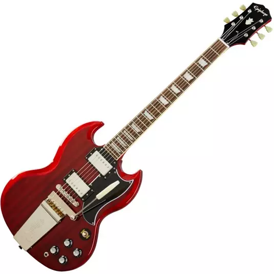 Rock kitaar (24 foto's): Rocker elektriese kitaar vir metaal spel. Soos wat lyk dit? Rooi en ander kitare waarop rockmusici speel 26255_14