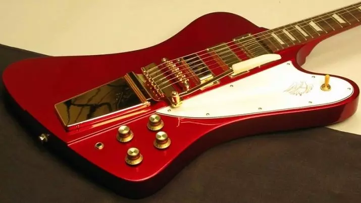 Rock gitare (24 fotografije): Rocker električna gitara za metal igre. Kako izgleda? Crvena i druge gitare na kojem rock glazbenici igra 26255_20