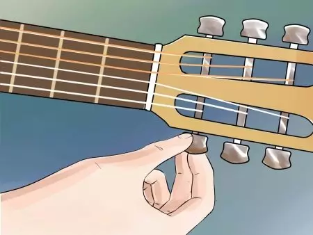 ट्यून गिटार की स्थापना: ध्वनि पर एक ट्यूनर-क्लॉथस्पिन का उपयोग करके इसे कैसे कॉन्फ़िगर करें? स्ट्रिंग पत्र और मानक प्रणाली, गिटार ट्यूनर आवृत्ति 26267_9