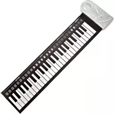 Flexibelt piano: Mjukt piano med 49, 61 och 88 nycklar, tangentbordsfunktioner, bästa modeller, kundrecensioner 26281_15