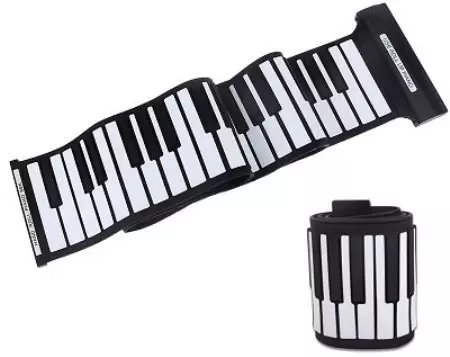 Piano flexible: piano suave con 49, 61 e 88 teclas, características de teclado, mellores modelos, críticas de clientes 26281_16