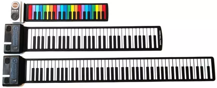 Piano flessibbli: Piano artab b'49, 61 u 88 ċwievet, karatteristiċi tat-tastiera, l-aħjar mudelli, reviżjonijiet tal-klijenti 26281_17