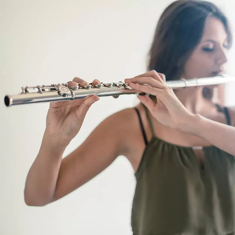 Flauto (46 foto): tipi di strumenti musicali. Com'è il trasversale, in legno multi-resistente, alcolizzato, antico e altre opzioni? 26288_32