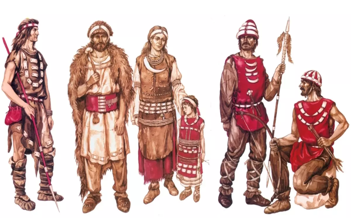 Древнее племя 6 букв. Одежда эпохи неолита. Одежда первобытных людей. Первая одежда. Костюмы древних людей.