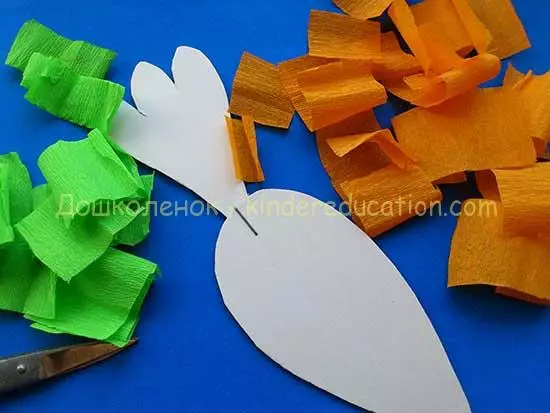 Volumetric Applique: Si për të bërë letër me ngjyrë për fëmijët kaktus dhe dardhë? Shporta dhe qershi e bëjnë vetë hap pas hapi. Pineapple, vinça dhe ide të tjera 26389_38